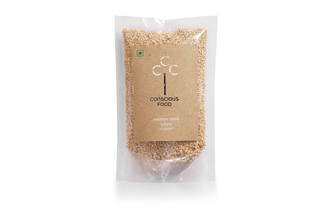 Conscious Food Sesame Seed White Organic   Pack  100 grams
